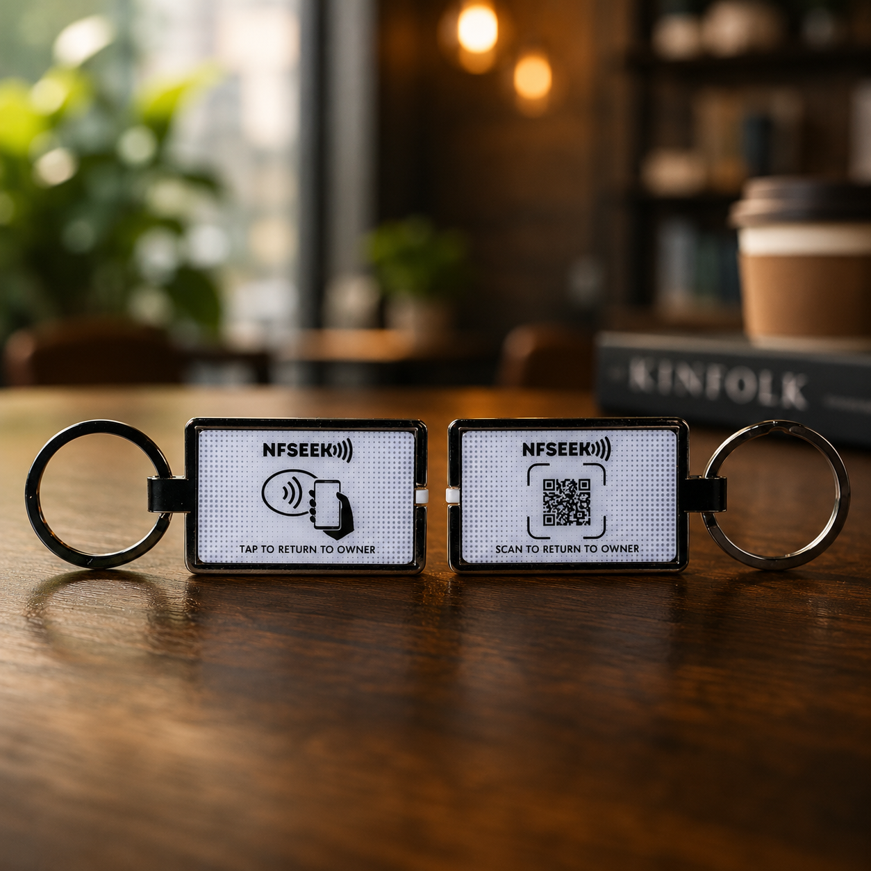 Steel Framed Keychain